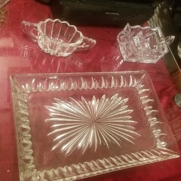 Shannon crystal serving set - Picture 3 of 6